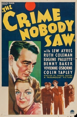 unknown The Crime Nobody Saw movie poster