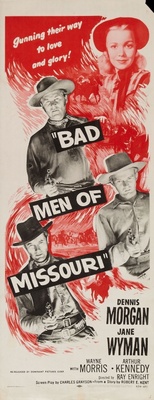 unknown Bad Men of Missouri movie poster