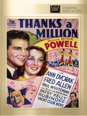 unknown Thanks a Million movie poster