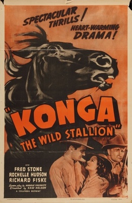 unknown Konga, the Wild Stallion movie poster