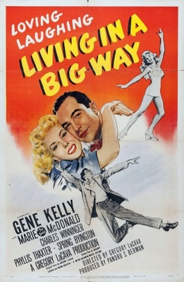 unknown Living in a Big Way movie poster