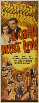 unknown A Girl Must Live movie poster