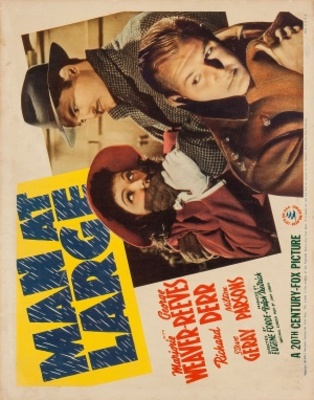 unknown Man at Large movie poster