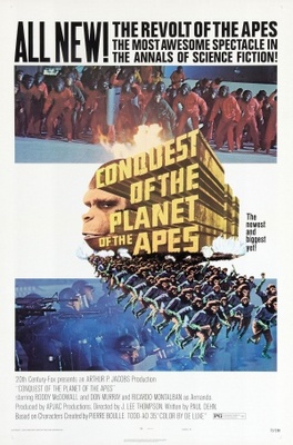 unknown Conquest of the Planet of the Apes movie poster