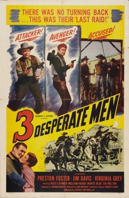 unknown Three Desperate Men movie poster