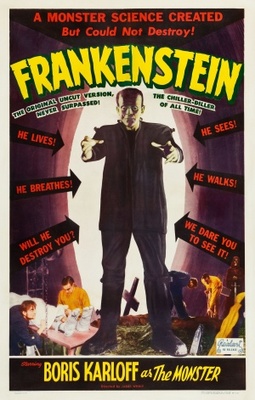 unknown Frankenstein movie poster