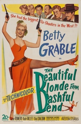 unknown The Beautiful Blonde from Bashful Bend movie poster