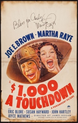 unknown $1000 a Touchdown movie poster