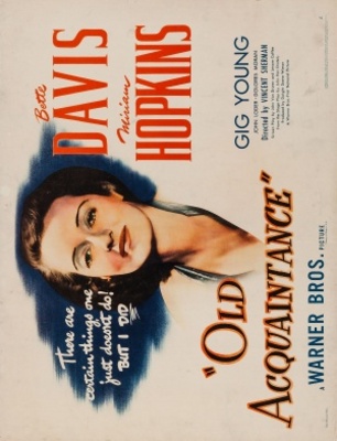 unknown Old Acquaintance movie poster
