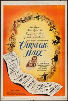 unknown Carnegie Hall movie poster