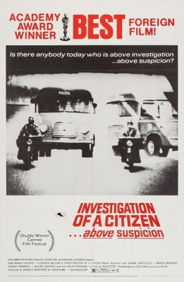 unknown Indagine su un cittadino al di sopra di ogni sospetto movie poster