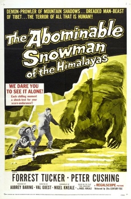 unknown The Abominable Snowman movie poster