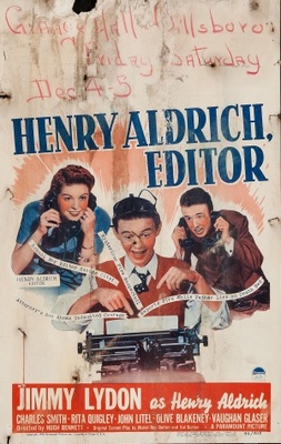 unknown Henry Aldrich, Editor movie poster