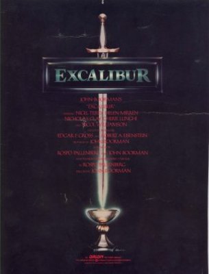 unknown Excalibur movie poster