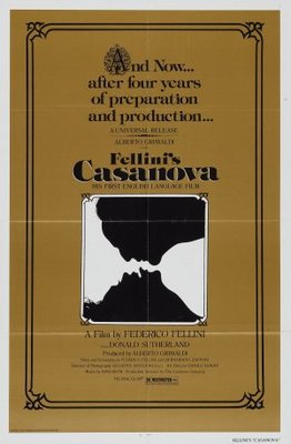 unknown Il Casanova di Federico Fellini movie poster