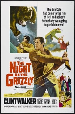 unknown The Night of the Grizzly movie poster