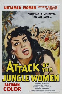 unknown Attack of the Jungle Women movie poster