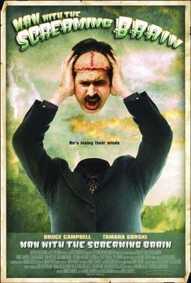 unknown Man with the Screaming Brain movie poster