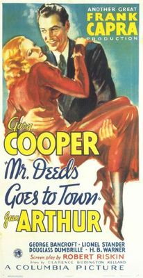unknown Mr. Deeds Goes to Town movie poster