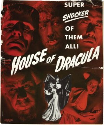 unknown House of Dracula movie poster