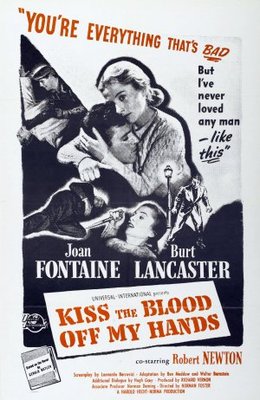 unknown Kiss the Blood Off My Hands movie poster