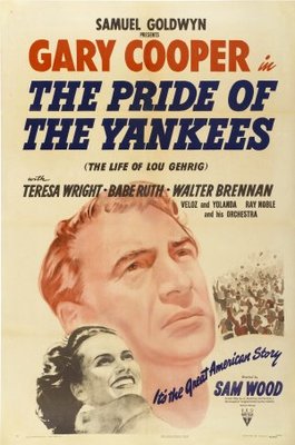 unknown The Pride of the Yankees movie poster