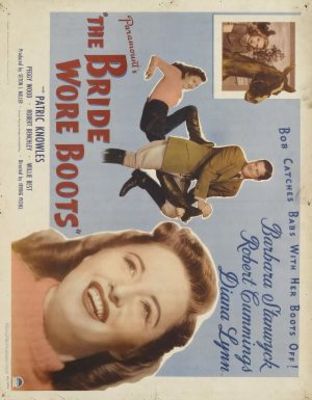 unknown The Bride Wore Boots movie poster