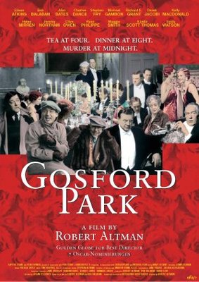 unknown Gosford Park movie poster