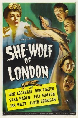 unknown She-Wolf of London movie poster