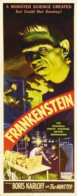 unknown Frankenstein movie poster