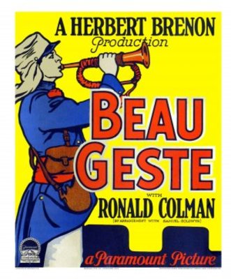 unknown Beau Geste movie poster