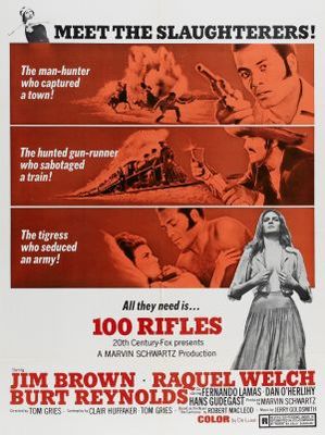 unknown 100 Rifles movie poster