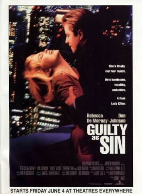 unknown Guilty as Sin movie poster