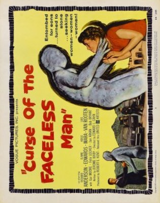 unknown Curse of the Faceless Man movie poster