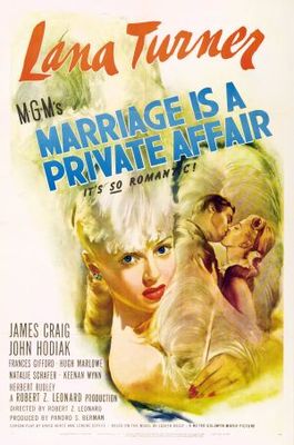 unknown Marriage Is a Private Affair movie poster
