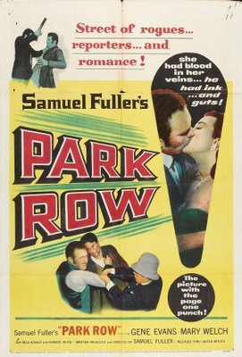 unknown Park Row movie poster