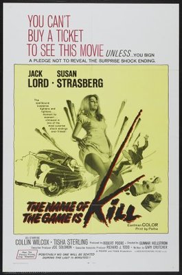 unknown The Name of the Game Is Kill movie poster