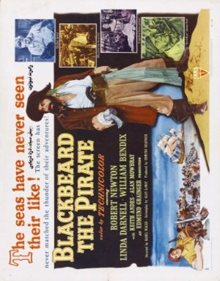 unknown Blackbeard, the Pirate movie poster