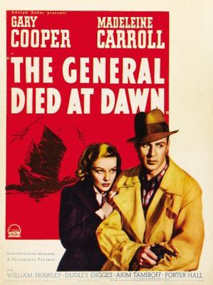 unknown The General Died at Dawn movie poster