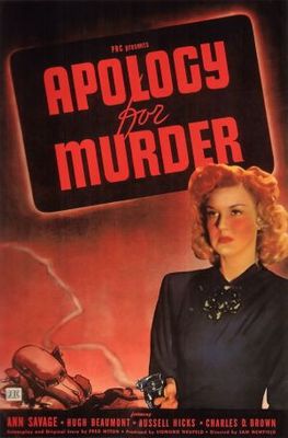 unknown Apology for Murder movie poster