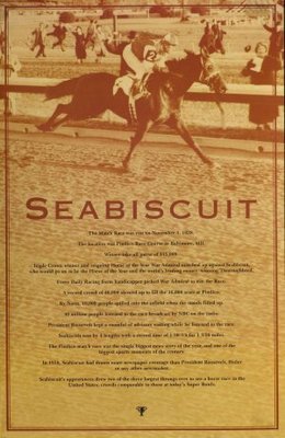 unknown Seabiscuit movie poster