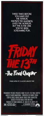 unknown Friday the 13th: The Final Chapter movie poster