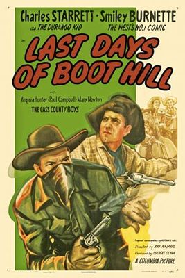 unknown Last Days of Boot Hill movie poster