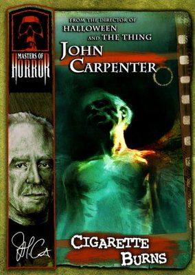 unknown Masters of Horror John Carpenter's Cigarette Burns movie poster