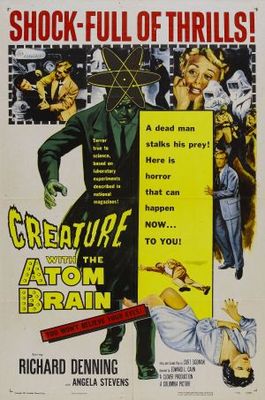 unknown Creature with the Atom Brain movie poster