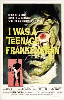 unknown I Was a Teenage Frankenstein movie poster
