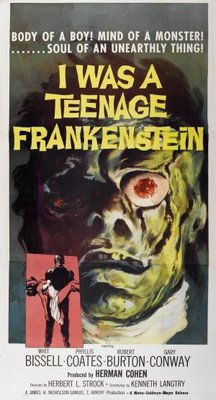 unknown I Was a Teenage Frankenstein movie poster