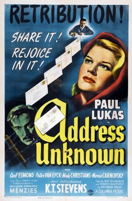 unknown Address Unknown movie poster