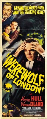 unknown Werewolf of London movie poster