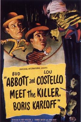 unknown Abbott and Costello Meet the Killer, Boris Karloff movie poster